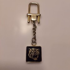 Hanshin Tigers Metal Keychain Vintage Showa Retro Sports Memorabilia Item