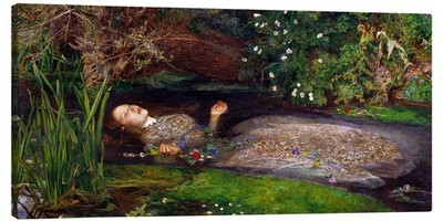 Leinwandbild Ophelia - Sir John Everett Millais