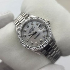 ROLEX Datejust 26 - Ref. 69139 - 18K Weißgold - Automatik - Diamanten-Besatz
