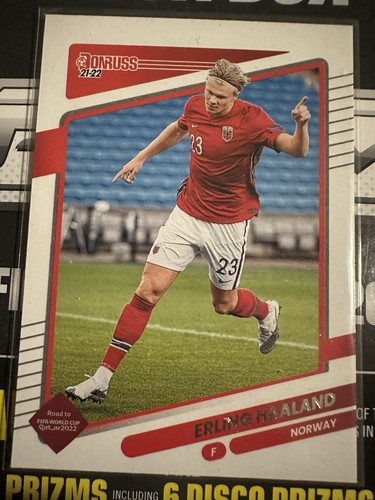 2021-22 Donruss ERLING HAALAND #100 Road To World Cup Quatar