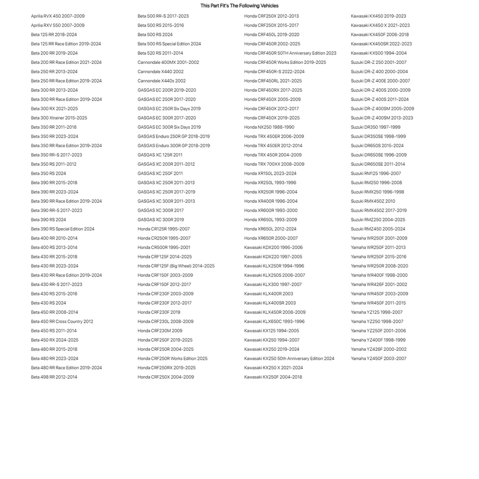 Pastilla de freno Tusk - Delantera de metal sinterizado para HONDA XR650R 2000-2007 Foto 3 de 4