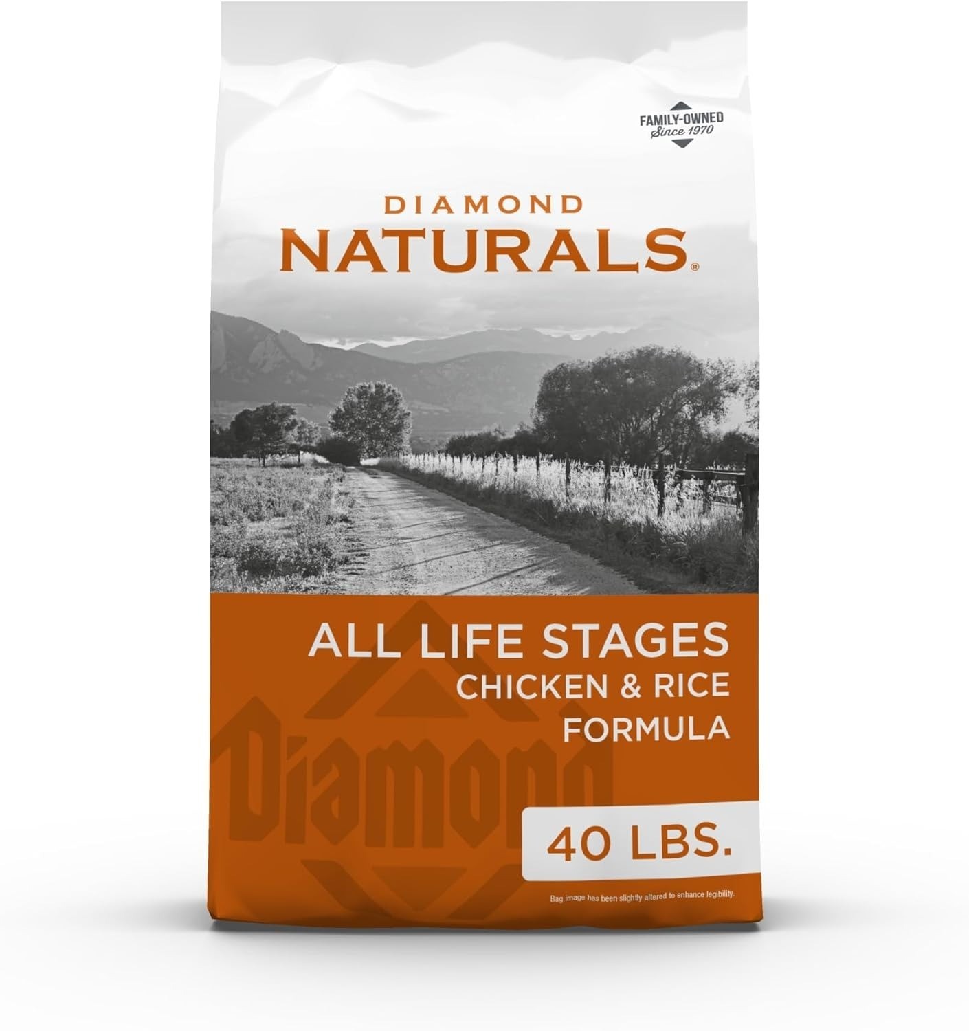 Diamond Naturals All Life Stages Chicken & Rice Dry Dog Food – 40 lb Bag