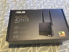 Asus 4G Router N16. In Great Used Condition With Aerials And Instructions.