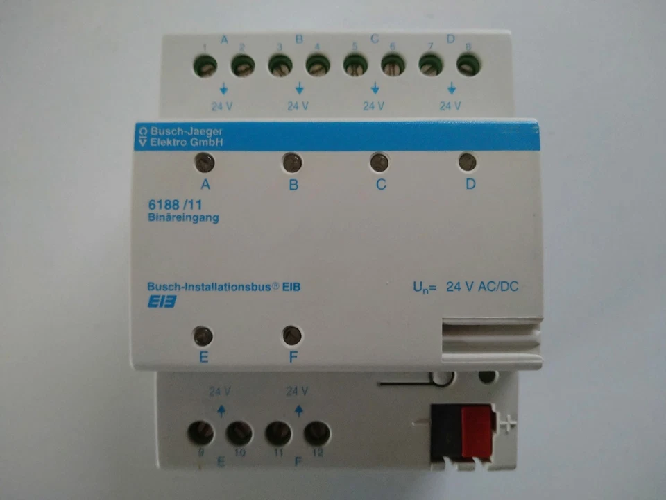 KNX BJ Busch-Jaeger 6188/11 6-fach Binäreingang 24V AC/DC Eingang i-bus EIB - Bild 4 von 4