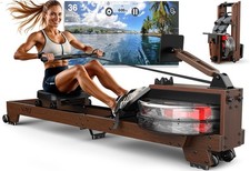 Rudergerät für Zuhause Holzkonstruktion Bluetooth-Funktion bis 175kg (NEU & OVP)