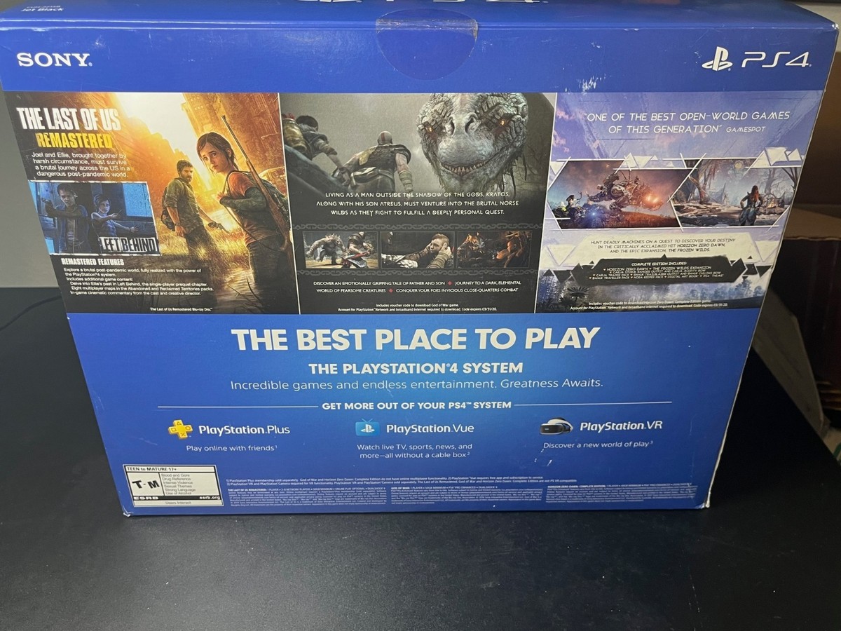 Sony PlayStation 4 1TB The Last of Us: Remastered, God of