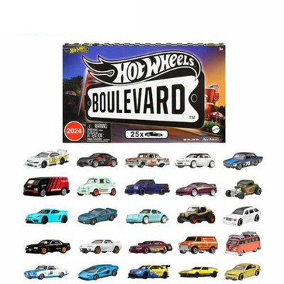Hot Wheels HRW96 Boulevard Premium 25x Car Box Set | eBay