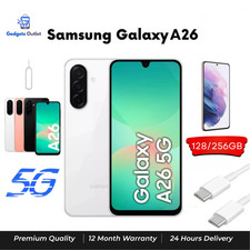 Samsung Galaxy A26 5G 128GB/256GB 6GB Ram Unlocked Smartphone Brand New Sealed