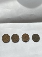 3 Canadian Cents, 2 1920-1 1928 & 1 1880 Nederlanden Cent