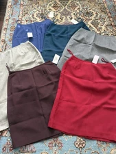 6 Vintage Le Suit Essentials Skirt Women Size 6 P New With Tags Lot
