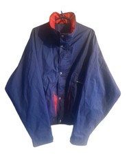 Mens Sierra Designs GoreTex GTX Navy Walking Hiking Windbreaker Jacket Medium