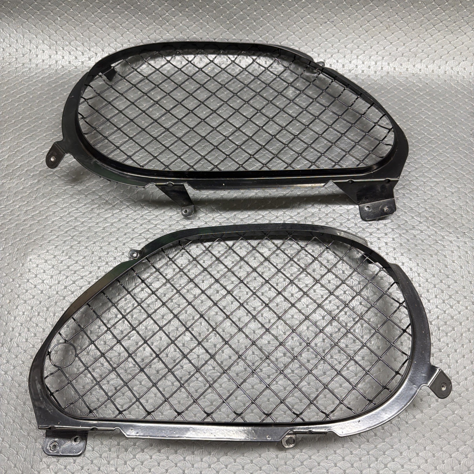 Genuine Ferrari F430 Set Front Bumper Left and Right Grill