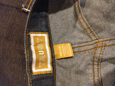 Trust Men's Dark Wash Blue Denim Jeans Straight Leg Regular Fit Made in USA