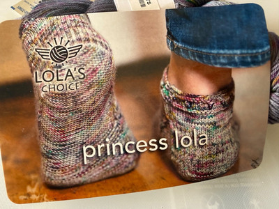 LAURA NELKIN DESIGNS  PRINCESS LOLA  SOCKS BEADED ANIT MY FIRST RODEO