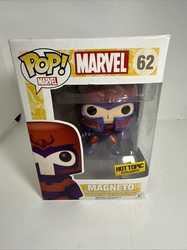 Funko Pop! Vinyl: Marvel - Magneto - (Metallic) - Hot Topic (HT) (Exclusive) #62