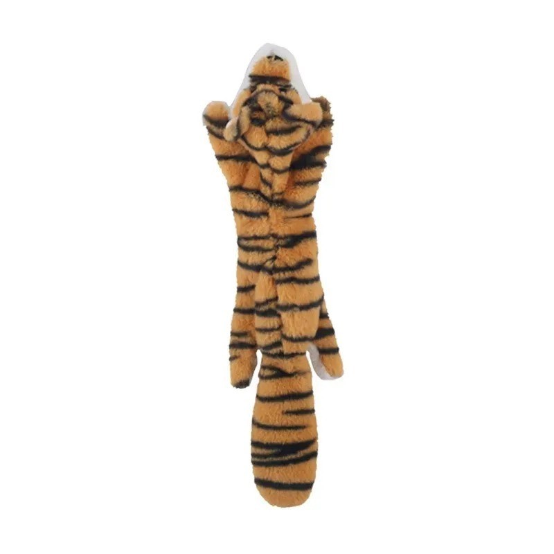 Stuffingless Dog Toy Plush Squeaky Chew Toy with Squeakers