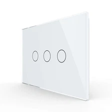 LIVOLO Touch Electrical Light Switch 3 Way Modern Tempered Glass Panel
