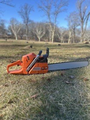 65CC Gasoline Chainsaw With 24  Bar Chain Compatible with Husqvarna 365