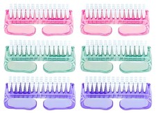 YOFAN Nail Scrub Brushes, 6-Pack Oversized Grip for Home 6 Count Pack of 1 