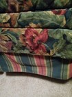 3PC CROSCIL TWIN SET.ALSO 1 SET OF SHEETS & VALANCE .BEAUTIFUL ROSES RET.LUX — photo 2