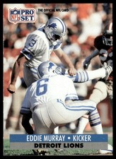 1991 Pro Set Eddie Murray Detroit Lions #501