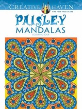 Creative Haven Paisley Mandalas Coloring Book Paperback Shala Ker