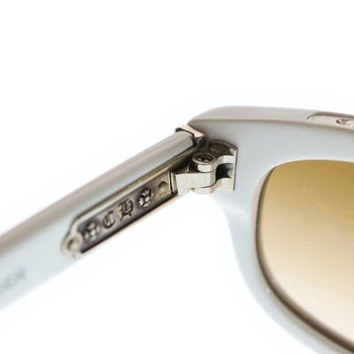 CHROME HEARTS Lowrider Sunglasses White Frame 52□21-142 Eyewear