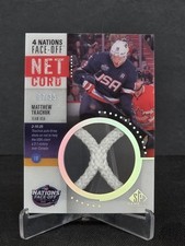 2025-26 SP Game Used Matthew Tkachuk 2025 4 Nations Face Off Net Cord /35