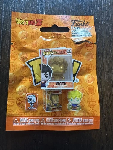 Funko Bitty Pop Gold Vegito Chase Miniature Figure - Dragon Ball Z - 1/32