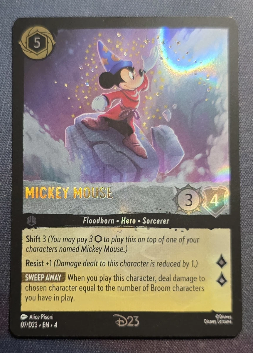 Mickey Mouse - Playful Sorcerer 7 D23 Promos for sale | eBay