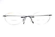 MarchOn Airlock 2 Blue Rimless Oval Almond Glasses 720/15 22 48 21 150