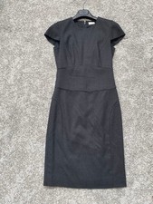 Valentino Dark Gray Dress S W35 Elegant Formal