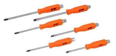 PERFORM TOOL W1729 Professional Go-Through Screwdriver Set with Heat Resistant