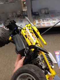 LEGO Racers RC HOT FLAME 8376 Race Buggy Car Radio Remote Control Near Complete 