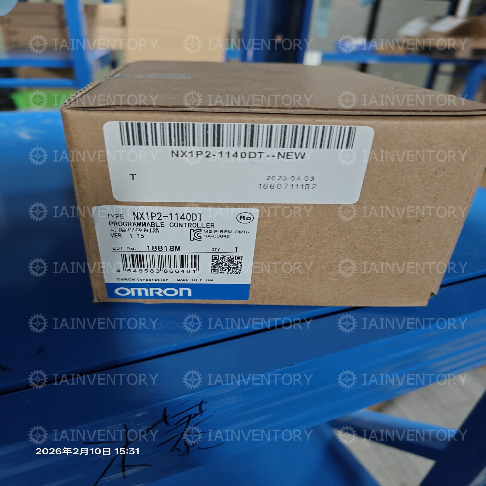 1PC Real US Stock NEW Omron NX1P2-1140DT 1 Year warranty