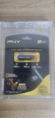 BRAND NEW SEALED! PNY Attaché High Speed USB 2.0 Drive 2GB In Case VTG