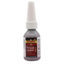 Dynatex Red High Strength Threadlocker 0.34 oz Bottle (Single)