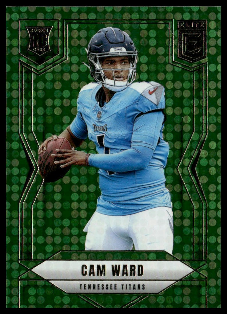 2025 Donruss Elite #101 Cam Ward Green Disco