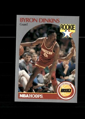 1990-91 NBA Hoops - Byron Dinkins #123 (RC)