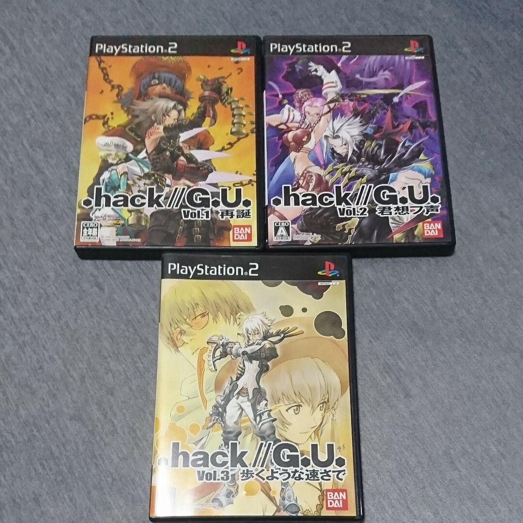 PS2 .hack G.U. Vol.1 & 2 & 3 game set Japan | eBay