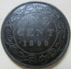 1899 Canada Large Cent — photo from another recent sale