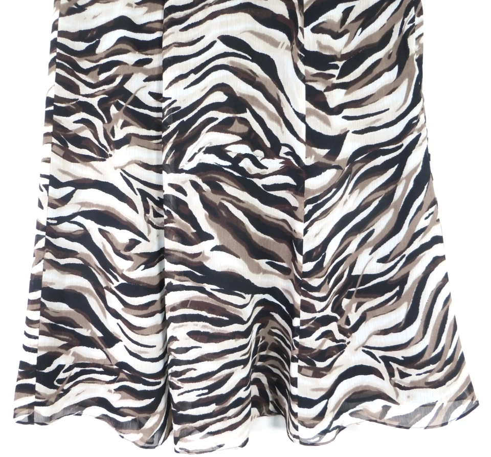 LE SUIT 女式 100% 聚酯纤维百褶裙 Midi Animal 斑马多色 16W — 第 4/4 张图片