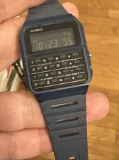 casio ca53w calculator watch Men’s Or Women’s Blue Minty