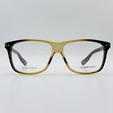 Image of Bottega Veneta Eyeglasses Men Women square brown transparent Mod. BV 140 104 NEW