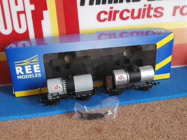 Wagon citerne OCEM SGTL SNCF coffret REE WB-029 train miniature HO