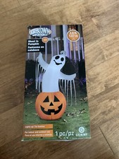 Airblown Inflatable Ghost in Pumpkin 3.5ft Light Up Halloween Gemmy Decoration