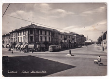 P01343 - CARTOLINA TORTONA - CORSO ALESSANDRIA CON AUTOBUS - g/vg