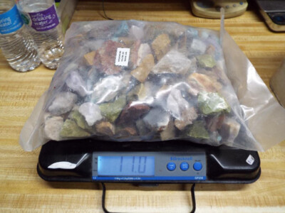 10 lbs - Stone Gem Mine Rough Mix ruby Emerald Sapphire Topaz & More