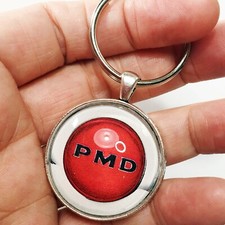 Vintage GM Pontiac Motor Division Center Cap Keychain Reproduction GTO Firebird