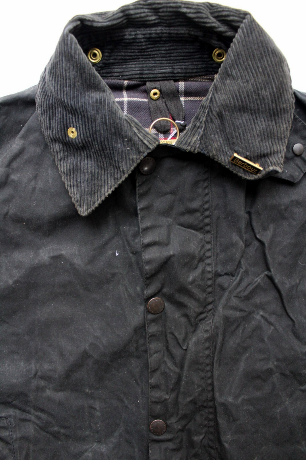Barbour Border A205 men's  wax jacket  C38  / 97cm navy LJKTC613